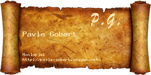 Pavle Gobert névjegykártya